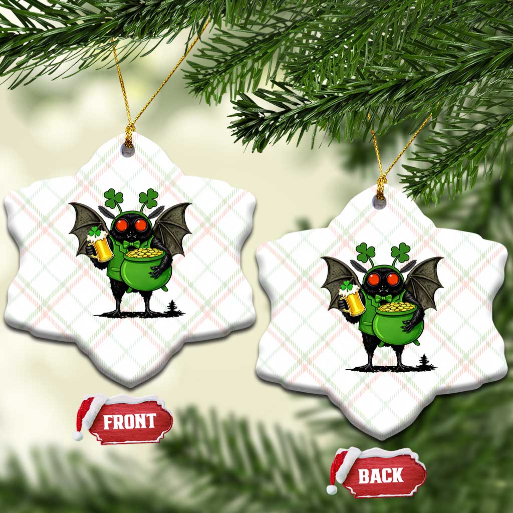 Funny Mothman Ceramic Ornament St Patricks Day Cryptid Gift TS12 Print Your Wear