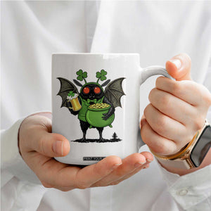 Funny Mothman Coffee Mug St Patricks Day Cryptid Gift TS12 Print Your Wear