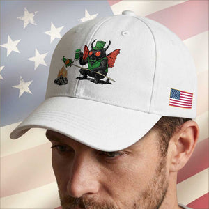 Funny Cryptid Mothman Baseball Cap St Patricks Day Gift TS12 Print Your Wear