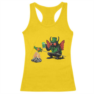 Funny Cryptid Mothman Racerback Tank Top St Patricks Day Gift TS12 Daisy Print Your Wear