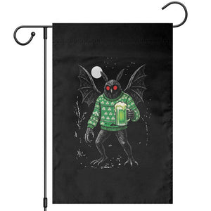 Funny Mothman St Patricks Day Garden Flag Gift For Cryptid Lovers TS12 Black Print Your Wear