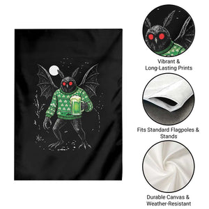 Funny Mothman St Patricks Day Garden Flag Gift For Cryptid Lovers TS12 Print Your Wear