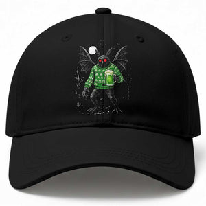 Funny Mothman St Patricks Day Baseball Cap Gift For Cryptid Lovers TS12 Print Your Wear