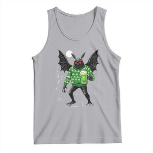 Funny Mothman St Patricks Day Tank Top Gift For Cryptid Lovers TS12 Athletic Heather Print Your Wear