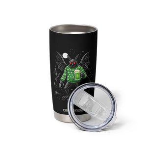 Funny Mothman St Patricks Day Tumbler Cup Gift For Cryptid Lovers TS12 Print Your Wear