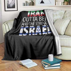 Funny Political Satire Throw Blanket Iran Outta Beer And The Struggle Israel TS12 Print Your Wear