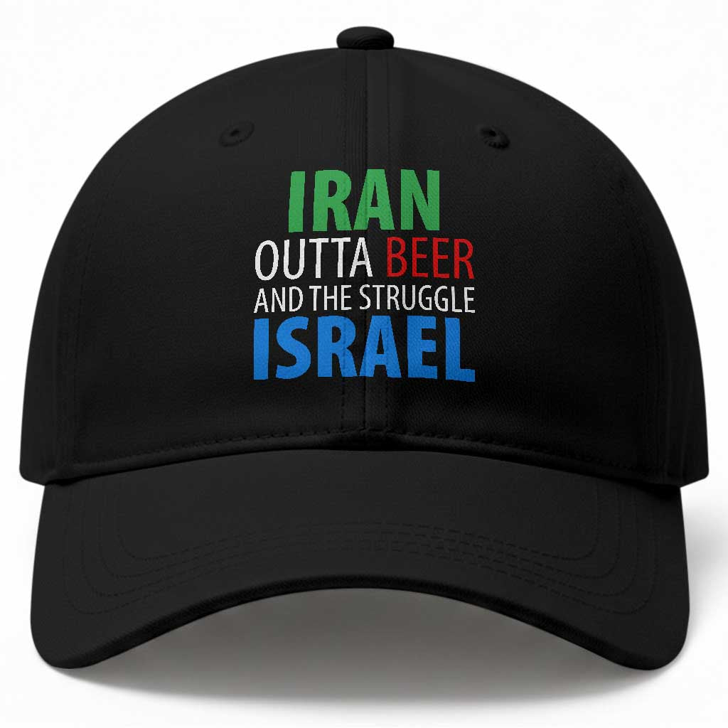 Iran And Israel Political Satire Baseball Cap The Great Beer Struggle TS12 Print Your Wear