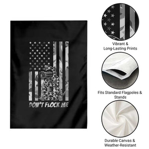 Rattlesnake Surveillance Camera US Flag Camo Graphic Garden Flag Dont Flock Me TS12 Print Your Wear
