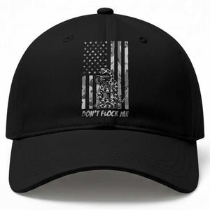 Rattlesnake Surveillance Camera US Flag Camo Graphic Baseball Cap Dont Flock Me TS12 Print Your Wear
