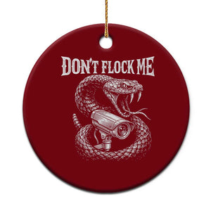 Anti Surveillance Camera Rattlesnake Ceramic Ornament Dont Flock Me TS12 1pc Red Print Your Wear