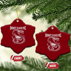 Anti Surveillance Camera Rattlesnake Ceramic Ornament Dont Flock Me TS12 Print Your Wear