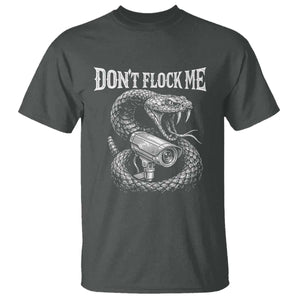 Anti Surveillance Camera Rattlesnake T Shirt Dont Flock Me TS12 Dark Heather Print Your Wear