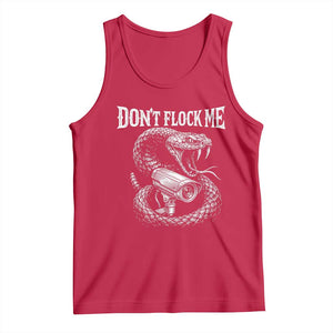 Anti Surveillance Camera Rattlesnake Tank Top Dont Flock Me TS12 Red Print Your Wear