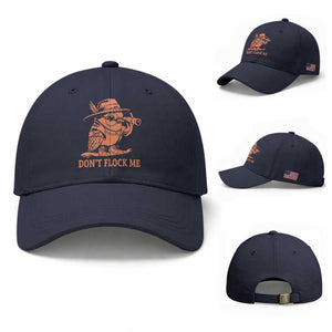 Funny Bird Watching Detective Birdwatcher Baseball Cap Dont Flock Me TS12 Baseball Cap Universal Fit Navy Print Your Wear