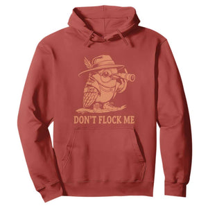 Funny Bird Watching Detective Birdwatcher Hoodie Dont Flock Me TS12 Red Print Your Wear