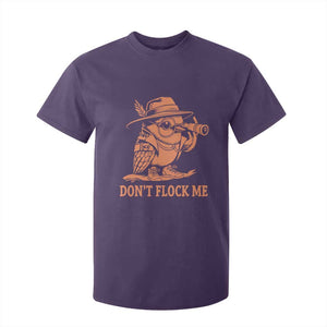 Funny Bird Watching Detective Birdwatcher T Shirt For Kid Dont Flock Me TS12 Purple Print Your Wear