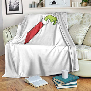 Funny Green Hand Basketball Pointing Meme Throw Blanket Christmas Holiday Gift TS12 Print Your Wear