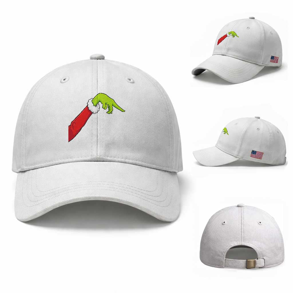 Funny Green Hand Basketball Pointing Meme Baseball Cap Christmas Holiday Gift TS12 Baseball Cap Universal Fit White Print Your Wear