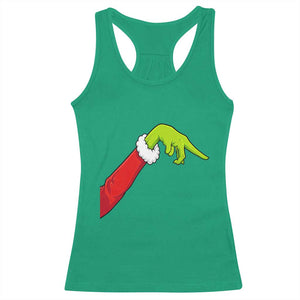 Funny Green Hand Basketball Pointing Meme Racerback Tank Top Christmas Holiday Gift TS12 Irish Green Print Your Wear