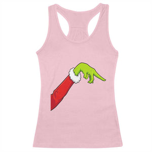 Funny Green Hand Basketball Pointing Meme Racerback Tank Top Christmas Holiday Gift TS12 Light Pink Print Your Wear