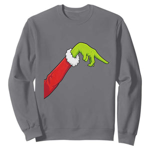 Funny Green Hand Basketball Pointing Meme Sweatshirt Christmas Holiday Gift TS12 Charcoal Print Your Wear