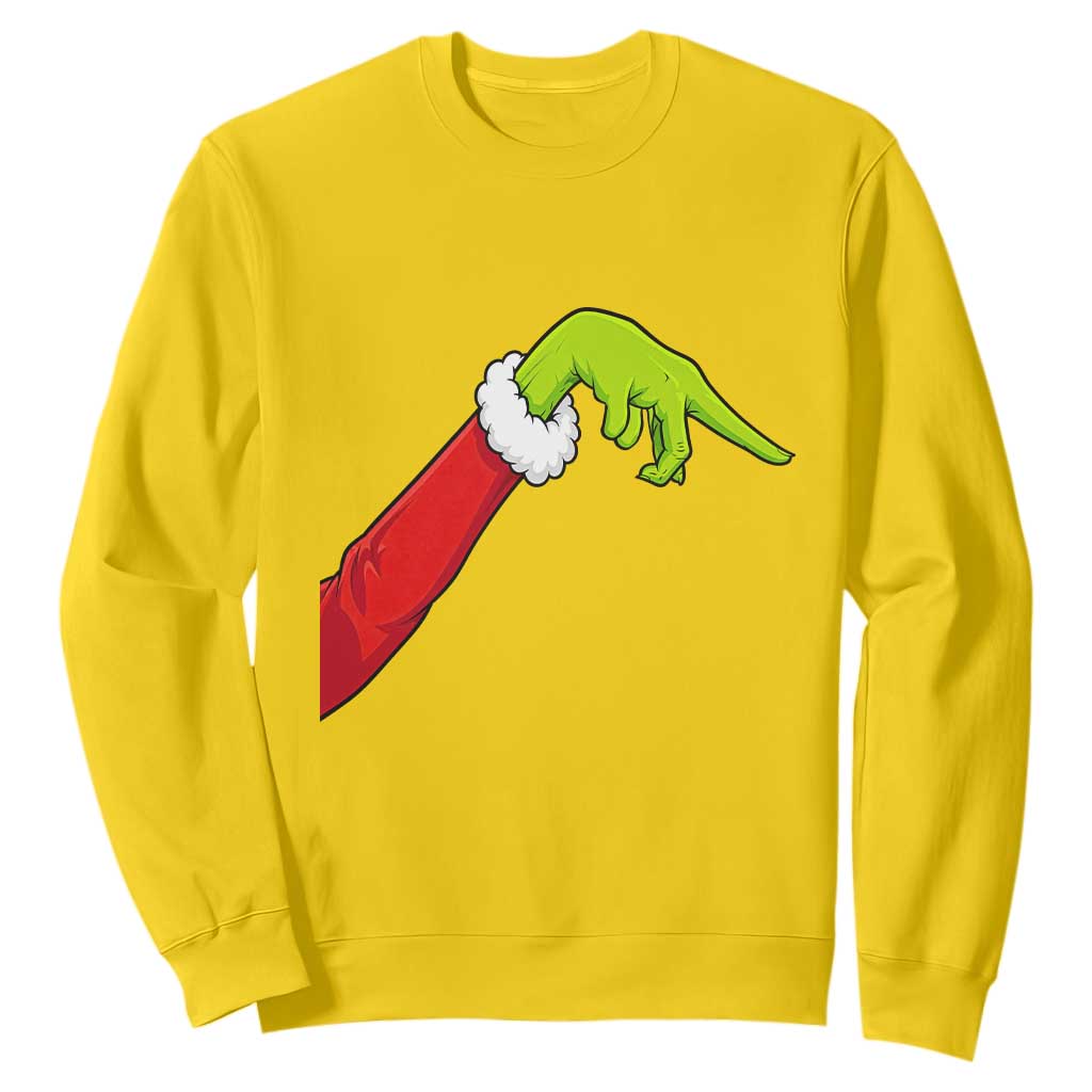 Funny Green Hand Basketball Pointing Meme Sweatshirt Christmas Holiday Gift TS12 Daisy Print Your Wear
