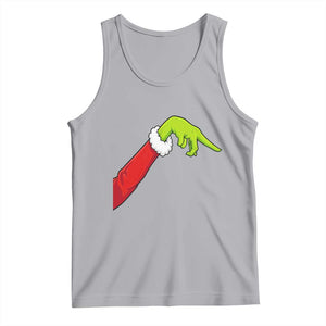 Funny Green Hand Basketball Pointing Meme Tank Top Christmas Holiday Gift TS12 Athletic Heather Print Your Wear