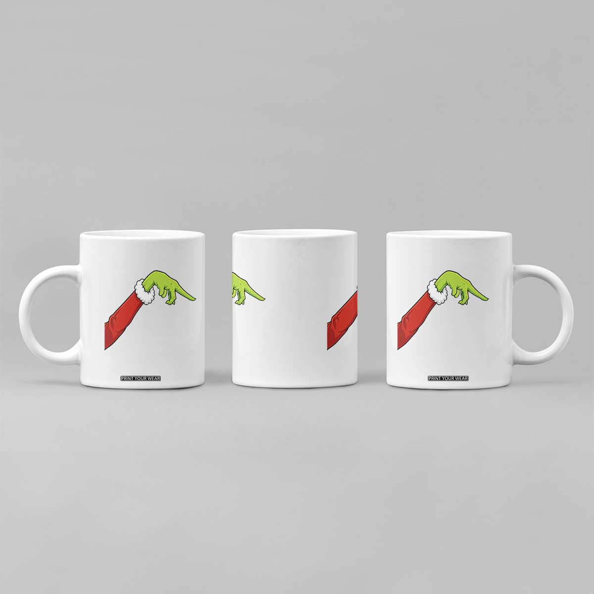 Funny Green Hand Basketball Pointing Meme Coffee Mug Christmas Holiday Gift TS12 Print Your Wear