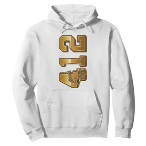 Vintage Pittsburgh City Skyline Crest Hoodie Game Day Fan Pride TS12 White Print Your Wear