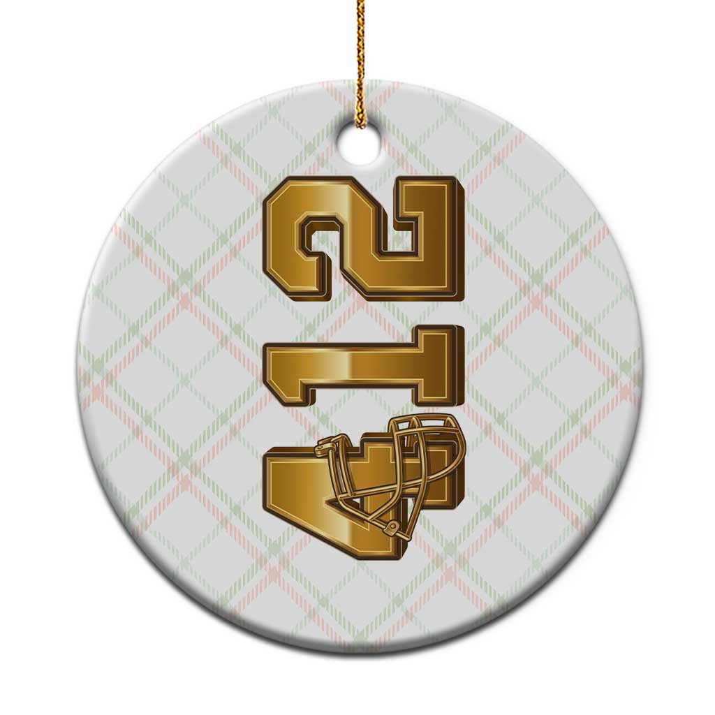 Vintage Pittsburgh City Skyline Crest Ceramic Ornament Game Day Fan Pride TS12 1pc Christmas Plaid Print Your Wear
