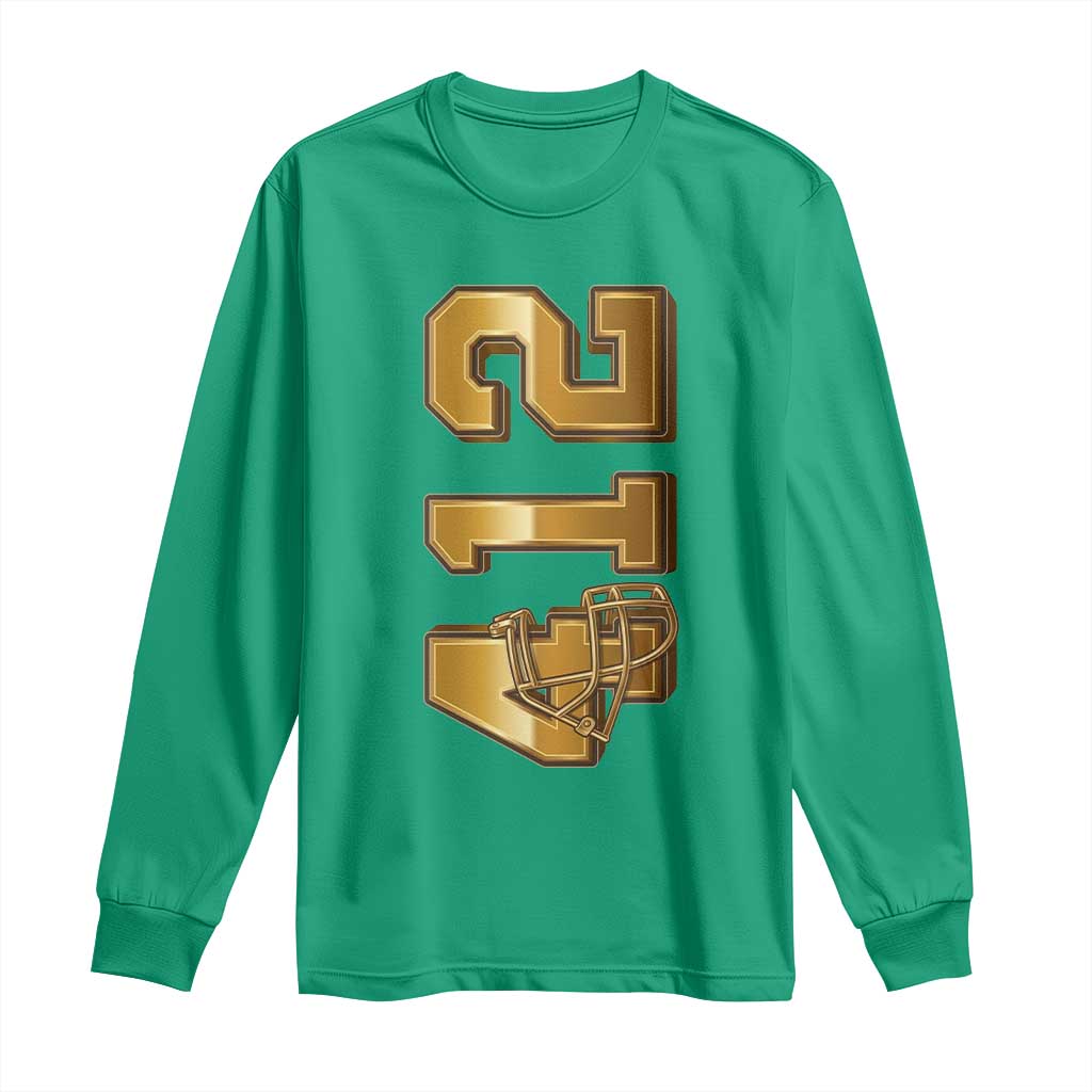 Vintage Pittsburgh City Skyline Crest Long Sleeve Shirt Game Day Fan Pride TS12 Irish Green Print Your Wear