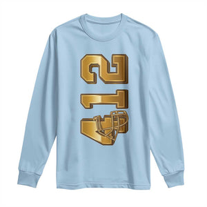 Vintage Pittsburgh City Skyline Crest Long Sleeve Shirt Game Day Fan Pride TS12 Light Blue Print Your Wear