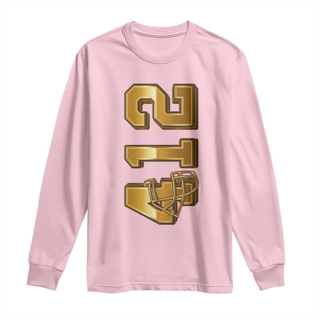 Vintage Pittsburgh City Skyline Crest Long Sleeve Shirt Game Day Fan Pride TS12 Light Pink Print Your Wear