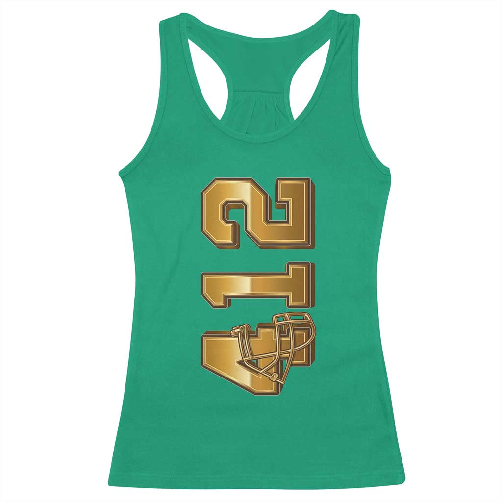 Vintage Pittsburgh City Skyline Crest Racerback Tank Top Game Day Fan Pride TS12 Irish Green Print Your Wear