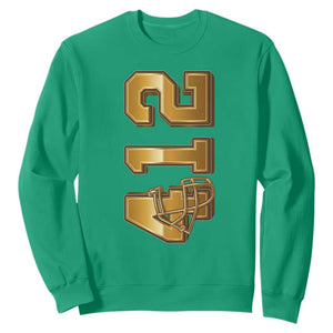 Vintage Pittsburgh City Skyline Crest Sweatshirt Game Day Fan Pride TS12 Irish Green Print Your Wear