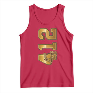 Vintage Pittsburgh City Skyline Crest Tank Top Game Day Fan Pride TS12 Red Print Your Wear