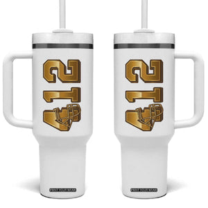 Vintage Pittsburgh City Skyline Crest Tumbler With Handle Game Day Fan Pride TS12 One Size: 40 oz White Print Your Wear