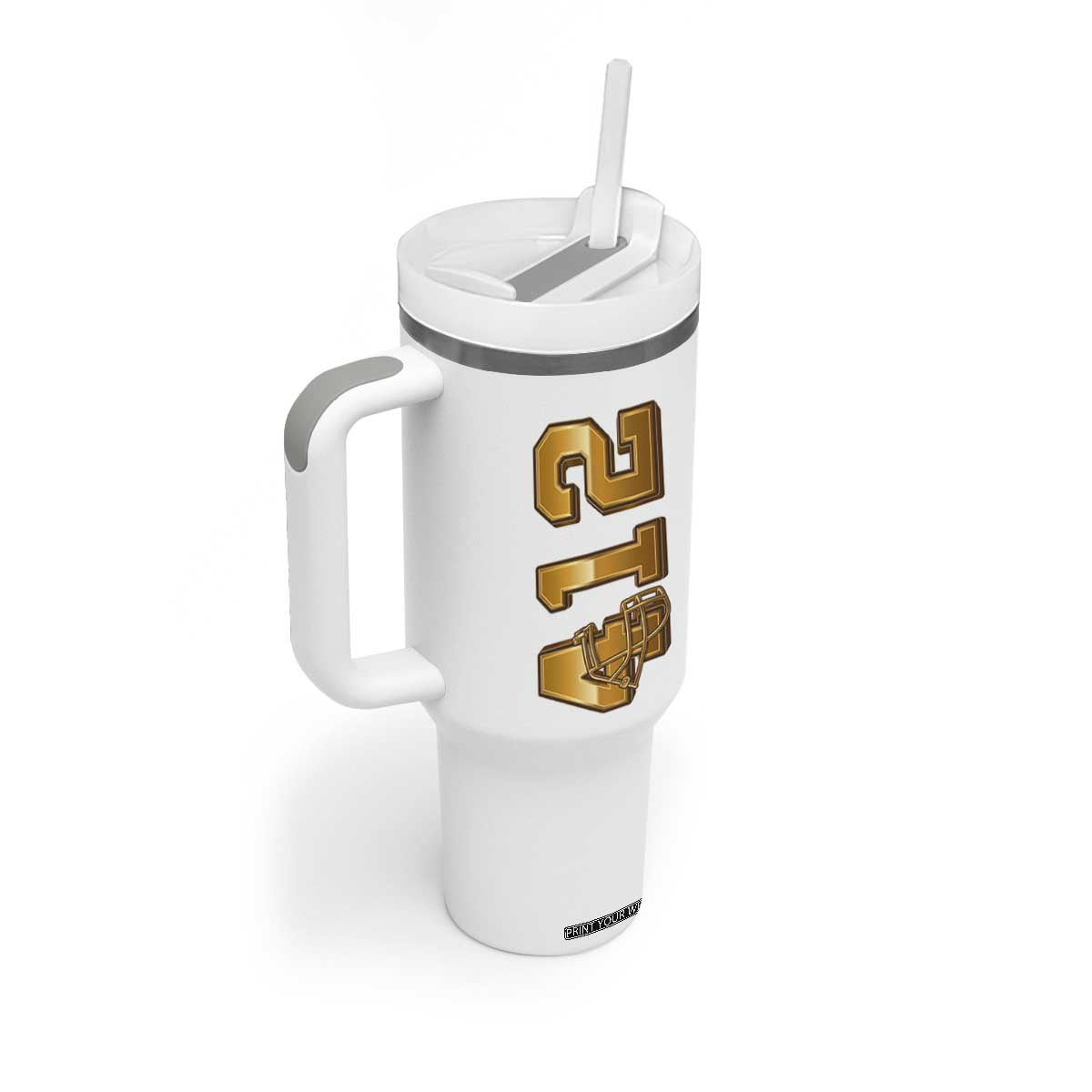 Vintage Pittsburgh City Skyline Crest Tumbler With Handle Game Day Fan Pride TS12 Print Your Wear