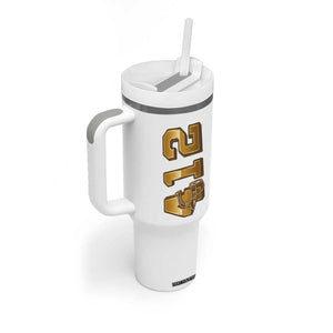 Vintage Pittsburgh City Skyline Crest Tumbler With Handle Game Day Fan Pride TS12 Print Your Wear