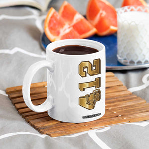 Vintage Pittsburgh City Skyline Crest Coffee Mug Game Day Fan Pride TS12 Print Your Wear