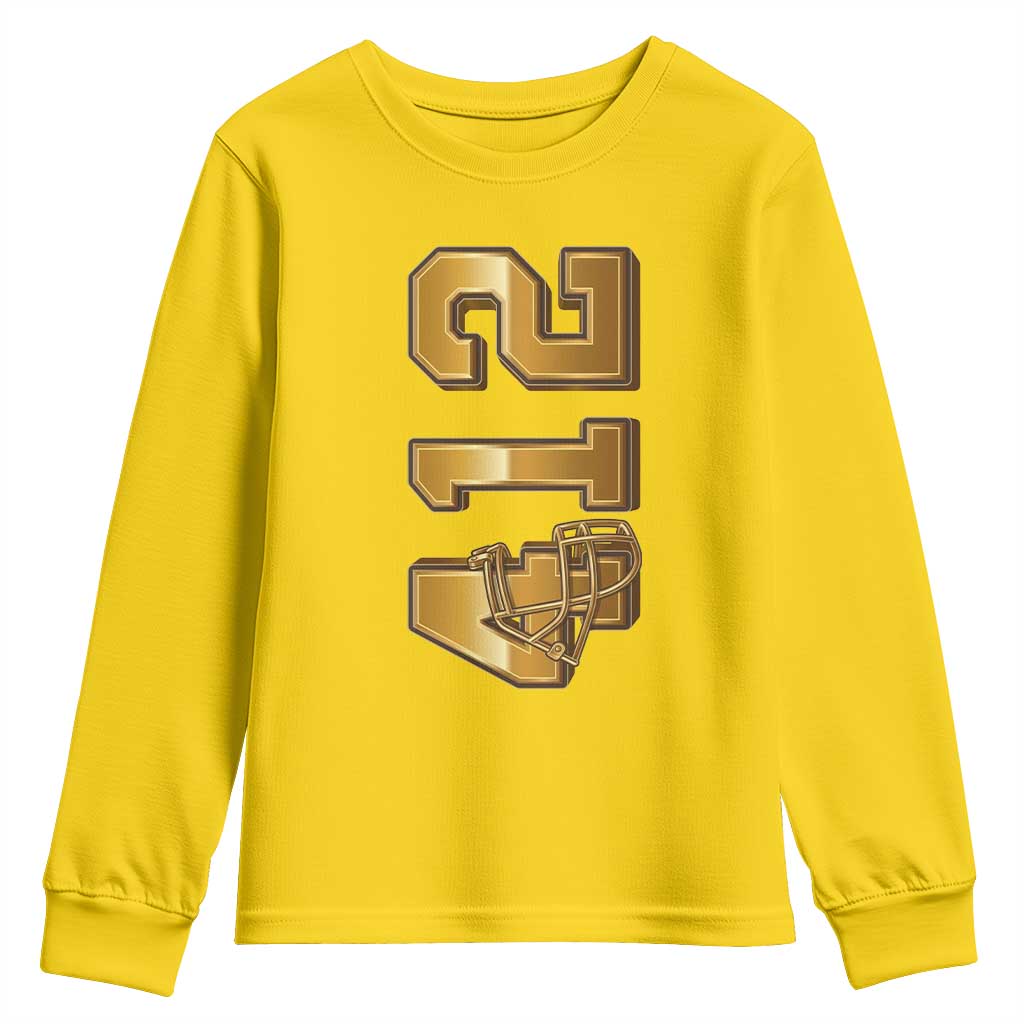 Vintage Pittsburgh City Skyline Crest Youth Sweatshirt Game Day Fan Pride TS12 Daisy Print Your Wear