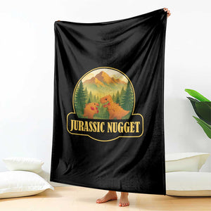 Jurassic Nugget World Dino Throw Blanket Nugget Lover Gift TS12 Print Your Wear
