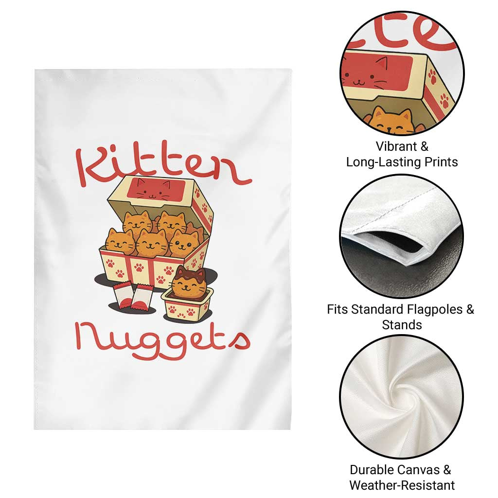 Kitten Nuggets Garden Flag Funny Cat Lover Gift TS12 Print Your Wear