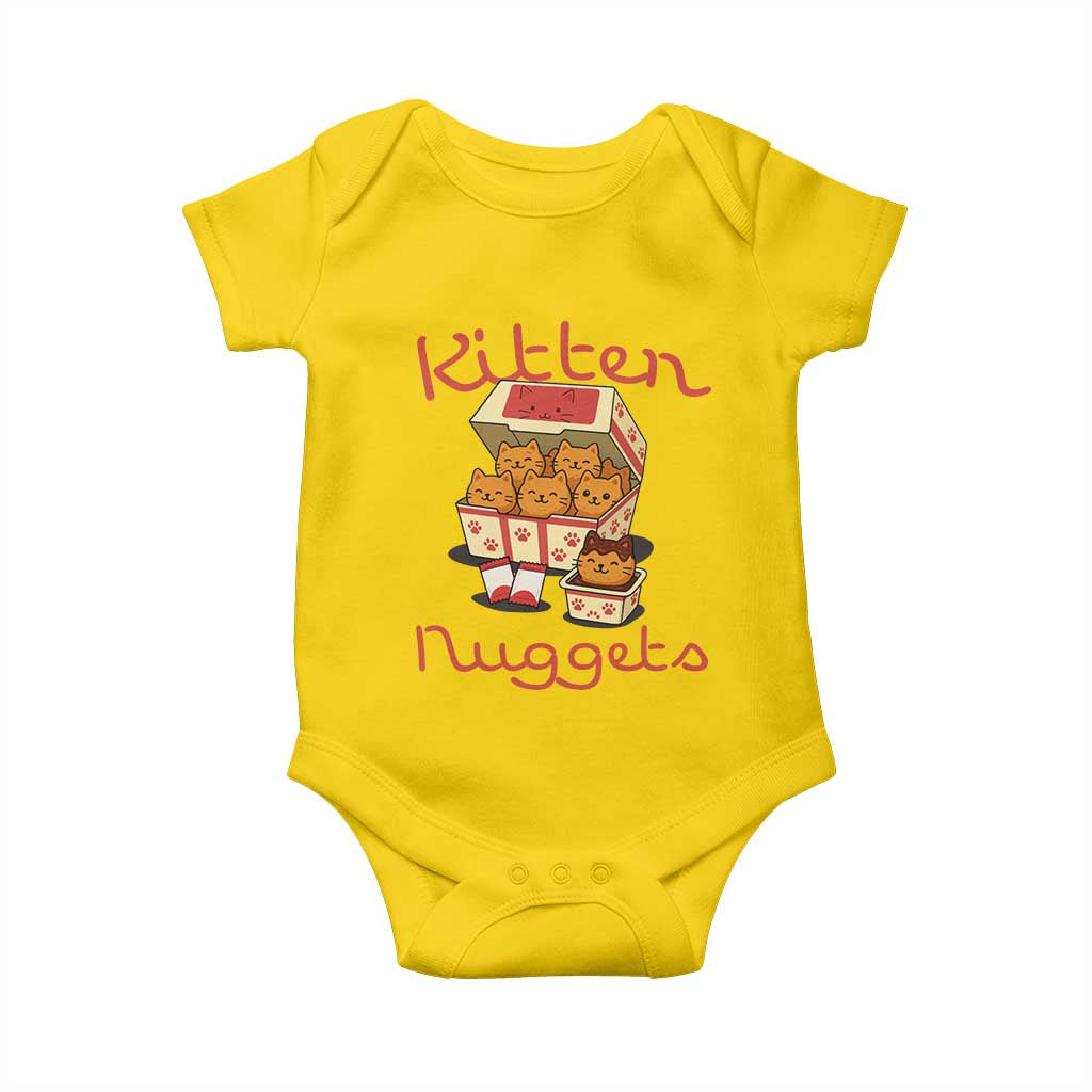 Kitten Nuggets Baby Onesie Funny Cat Lover Gift TS12 Daisy Print Your Wear
