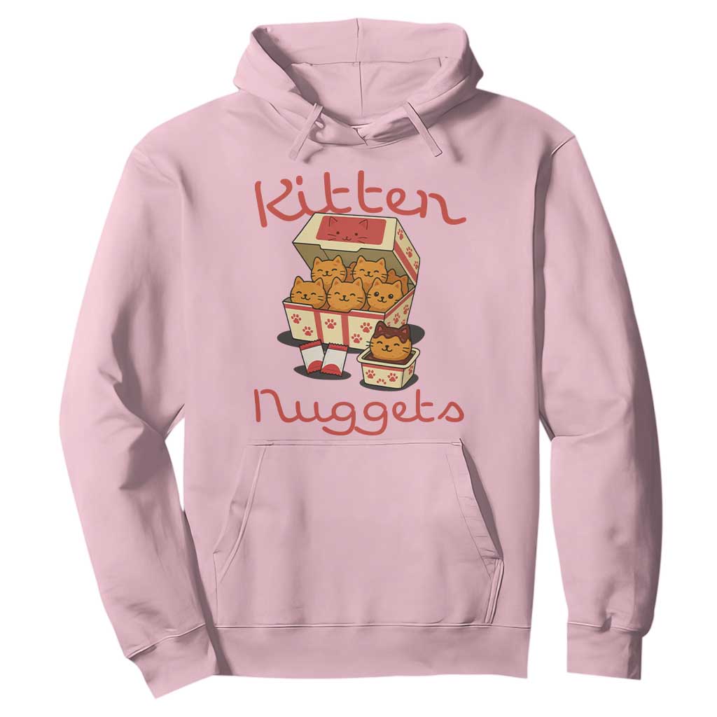 Kitten Nuggets Hoodie Funny Cat Lover Gift TS12 Light Pink Print Your Wear