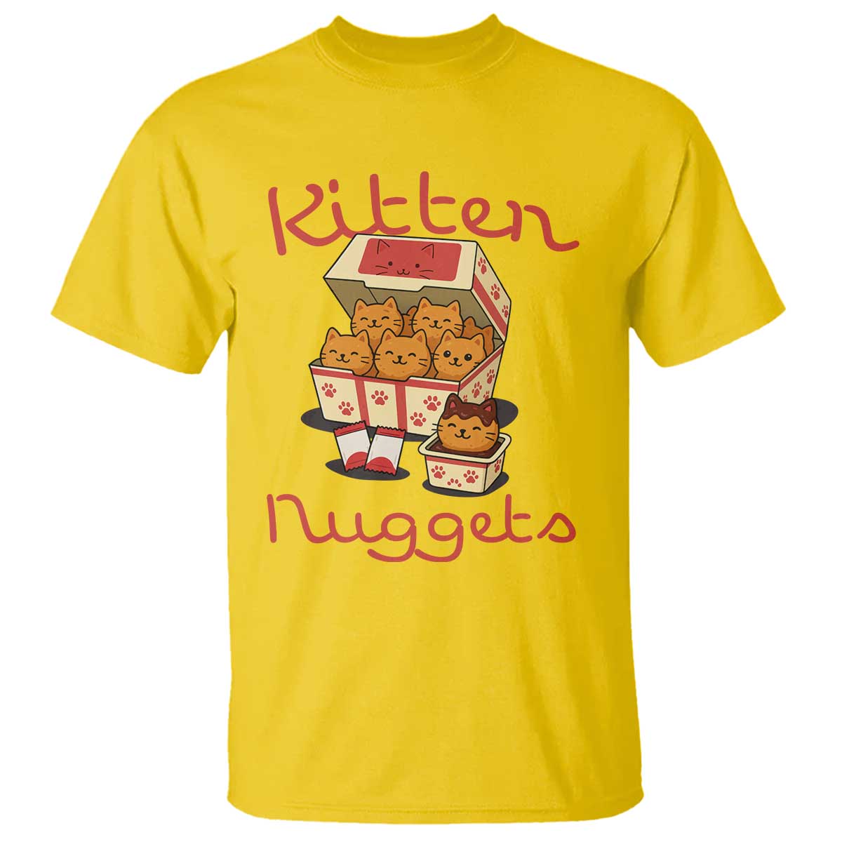 Kitten Nuggets T Shirt Funny Cat Lover Gift TS12 Daisy Print Your Wear