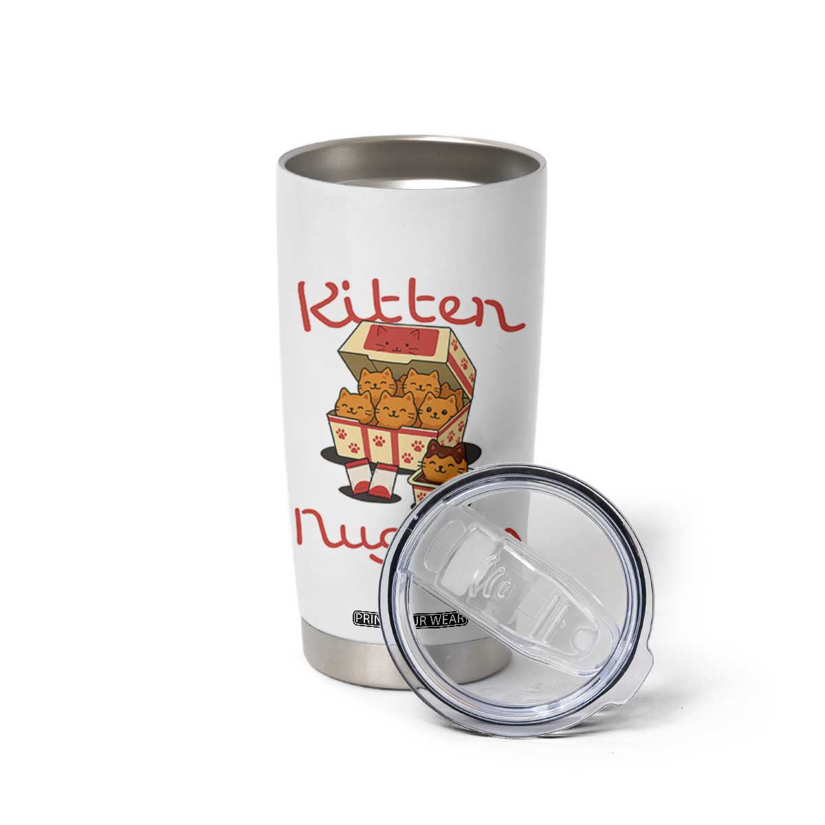 Kitten Nuggets Tumbler Cup Funny Cat Lover Gift TS12 Print Your Wear