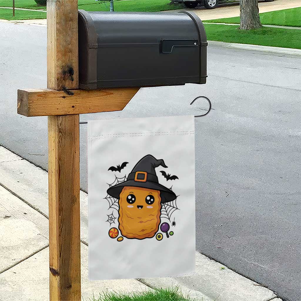 Halloween Nugget With Witch Hat Garden Flag Funny Food Gift TS12 Print Your Wear