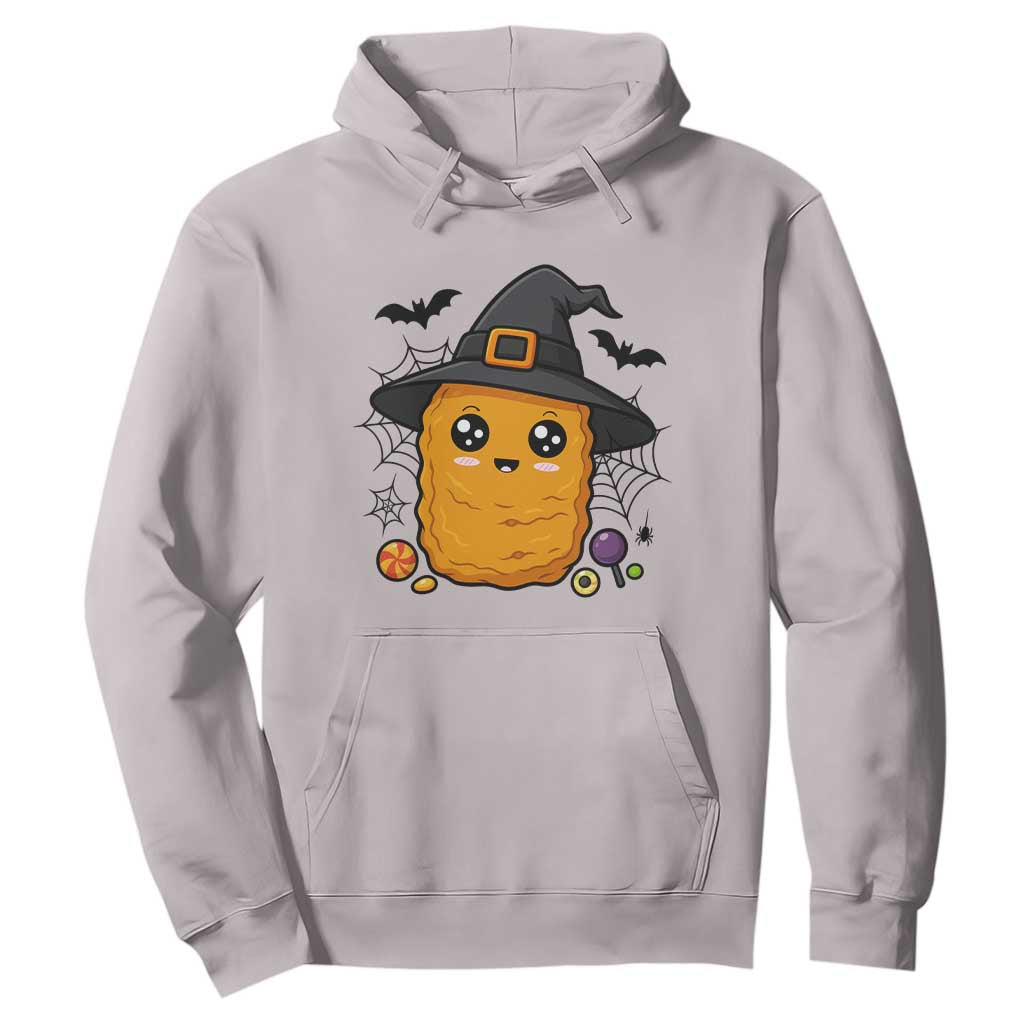 Halloween Nugget With Witch Hat Hoodie Funny Food Gift TS12 Ice Gray Print Your Wear