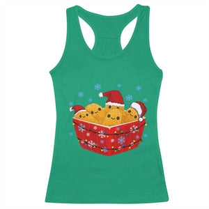 Christmas Chicken Nuggets Racerback Tank Top Funny Food Lover Gift TS12 Irish Green Print Your Wear